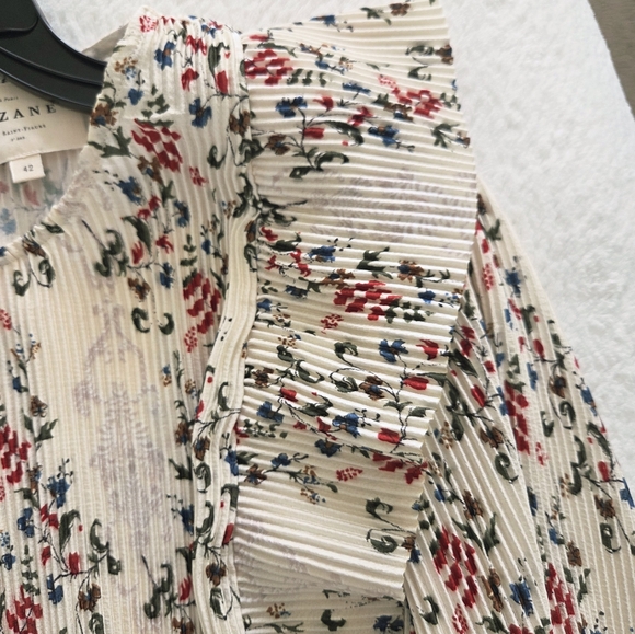 New!!! Sezane ✨️ Women's Lota Print Tasha Blouse - Picture 9 of 14